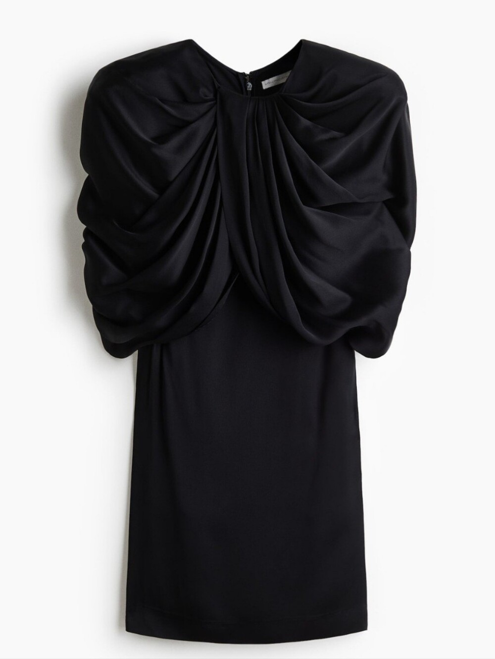 H&M Stella McCartney DRAPED SATIN MINI DRESS L Large Sold Out
